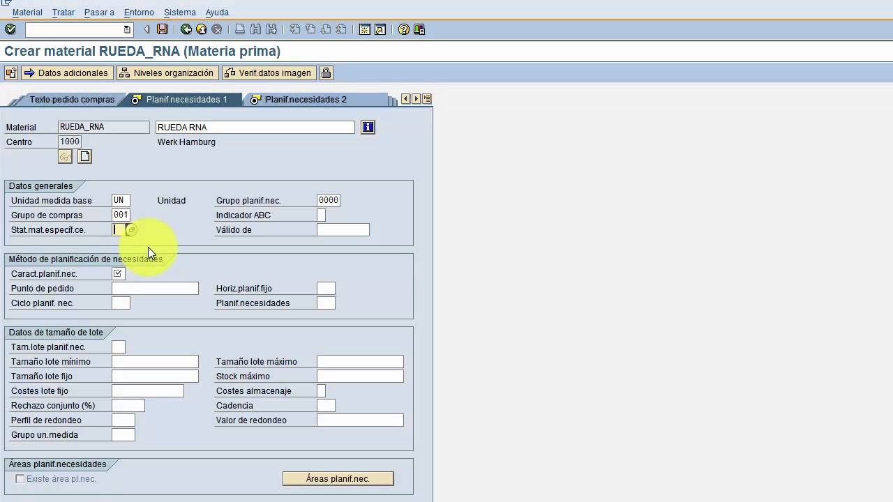 Maestro De Materiales Sap Transaction Estudiar
