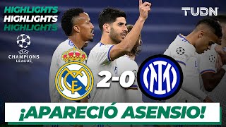 HIGHLIGHTS | Real Madrid 2-0 Inter | Champions League 21/22  - J6 | TUDN