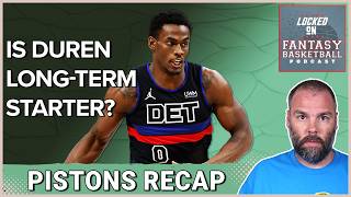 Is Jalen Duren Good? | NBA Fantasy Breakdown: Detroit Pistons Season Review#NBA #fantasybasketball