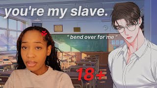 my PROFESSOR wants me to be his SLAVE?!┃ai chat 😀