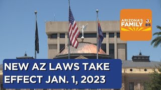 New Arizona laws take effect Jan. 1, 2023