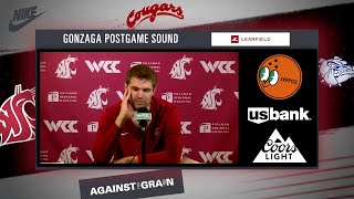 WSU MBB: David Riley Gonzaga Postgame | 2/19/25