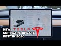 2020 Tesla Model 3 New Holiday Software Update Review