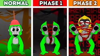 Incredibox Sprunki NORMAL VS PHASE 1 VS PHASE 2 / BANANA EDITION Part 3