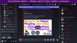 CircuitPython Weekly Meeting for January 27, 2025 @circuitpython #circuitpython #adafruit