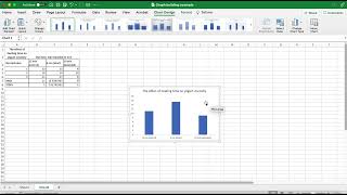 building a simple bar graph with custom error bars with Excel 2022
