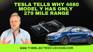 Tesla tells why 4680 Model Y has ONLY 279 mile range