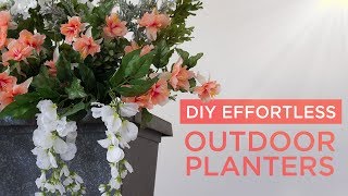 DIY Outdoor Planters