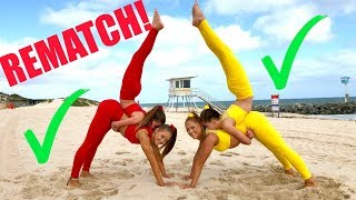 Big sisters VS Little sisters EXTREME YOGA CHALLENGE! REMATCH!