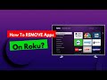 Remove Apps From Roku Stick - How To?