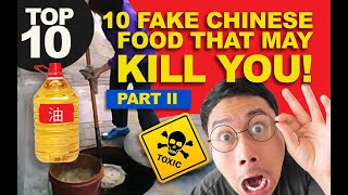 10 FAKE CHINESE FOODS THAT MAY KILL YOU  IN 2023 PART 2! #GUTTER OIL #CONTAMINATED BOTTLE WATER