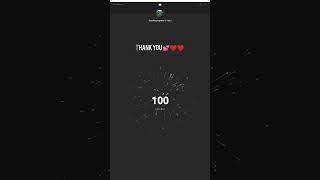 100 Subscriber Thank you for 100 subscriber ❤️❤️ #viral #trending #ytshorts #youtube #shorts