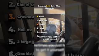 Ranking Best Drive-Thru Moments #shorts