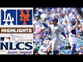 Los Angeles Dodgers vs New York Mets Game 2 Full Highlights | NLCS | (10/14/2024)