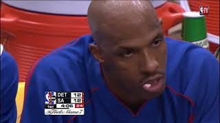 NBA Finals 2005 Game 7 Detroit Pistons vs. San Antonio Spurs Chauncey Billups vs. Tim Duncan