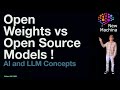 Open Weight vs Open Source Models !