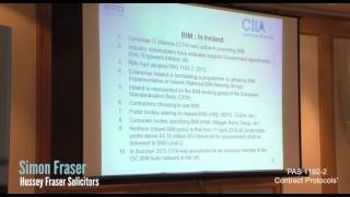 CITA September 2015, Simon Fraser, Hussey Fraser Solicitors, 'PAS 1192 2 Contract Protocols'