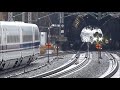 jr東海【新幹線n700高速通過 】雨煙を巻上げながら jr tokai sinkansen seriesn700 highspeed pass