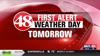 48 First Alert Weather: Monday 10 p.m. weather forecast