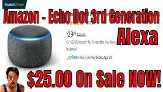 Amazon Echo Dot 3rd Generation is the BEST - Discount SALE NOW!