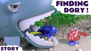 Finding Dory and Nemo Fun Stop Motion Shark Story