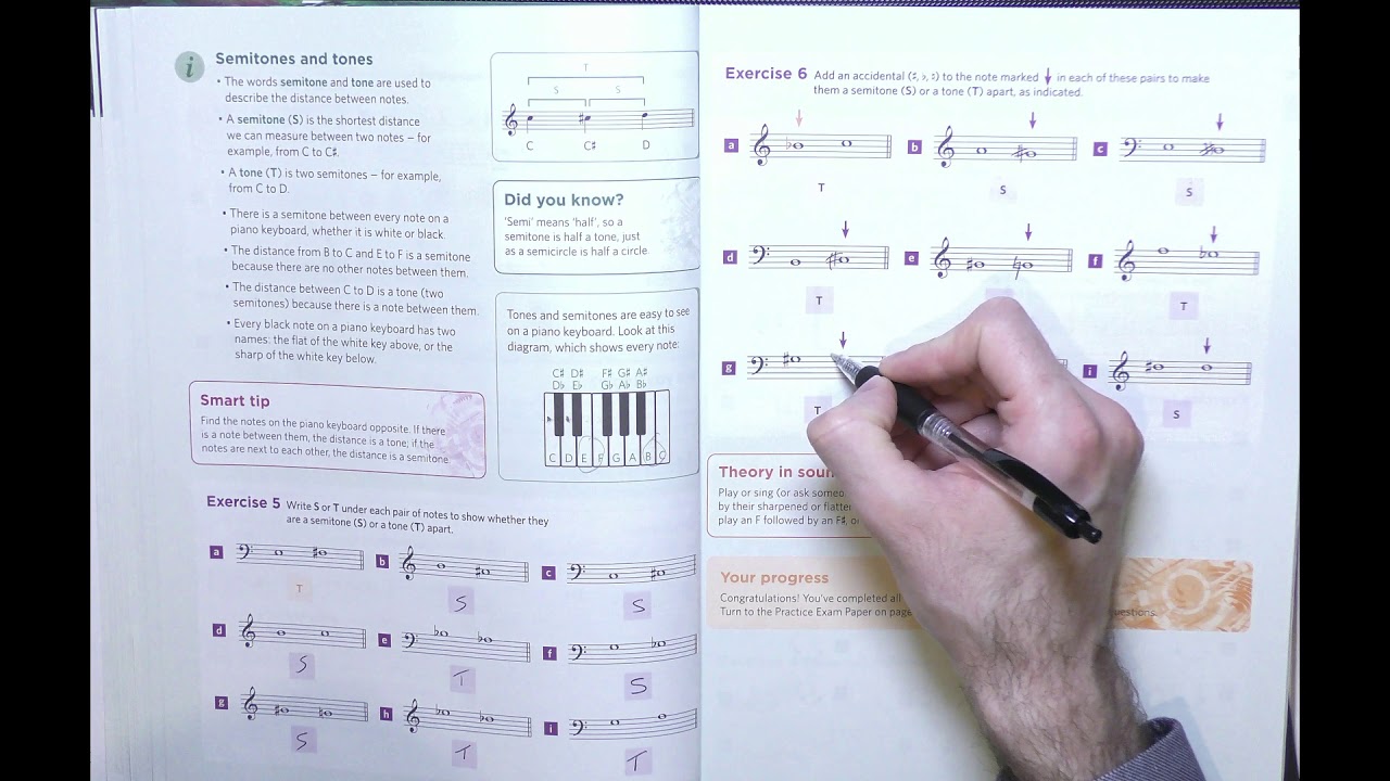 ANSWERS To NEW ABRSM Music Theory Grade 1 (Chapters 1-5) - YouTube