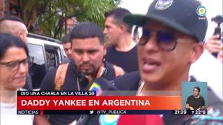 TV Pública Noticias - Daddy Yankee en Argentina: Visitó la Villa 20 de Lugano