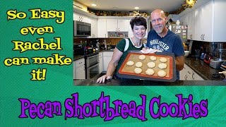 Pecan Shortbread Cookies | So easy, even Rachel can make it!