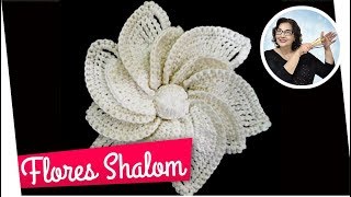 FLORES EM CROCHÊ SHALOM FLORES EM CROCHÊ SHALOM