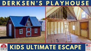 Derksen Playhouses: The Ultimate Winter Escape for Kids and Families!