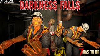 7 Days To Die - Darkness Falls Ep66 - Baggage Claim is a NIGHTMARE!!