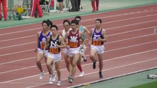 関東ｲﾝｶﾚ 男子1部800ｍ準決勝2組 村島匠1’51”92 2017.5.27