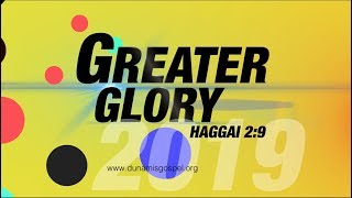 FROM THE GLORY DOME: JANUARY 2019 GREATER GLORY (DAY 18) 24.01.2019