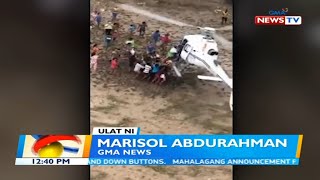 BT: Ilang residente ng Cagayan, nagkagulo sa pagtanggap ng relief goods sa airdrop ng PNP