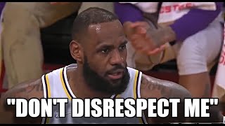 LeBron Says "It's Your Last Time Disrespecting Me" And Does Angry Dunk After That! [Mic'd Up]