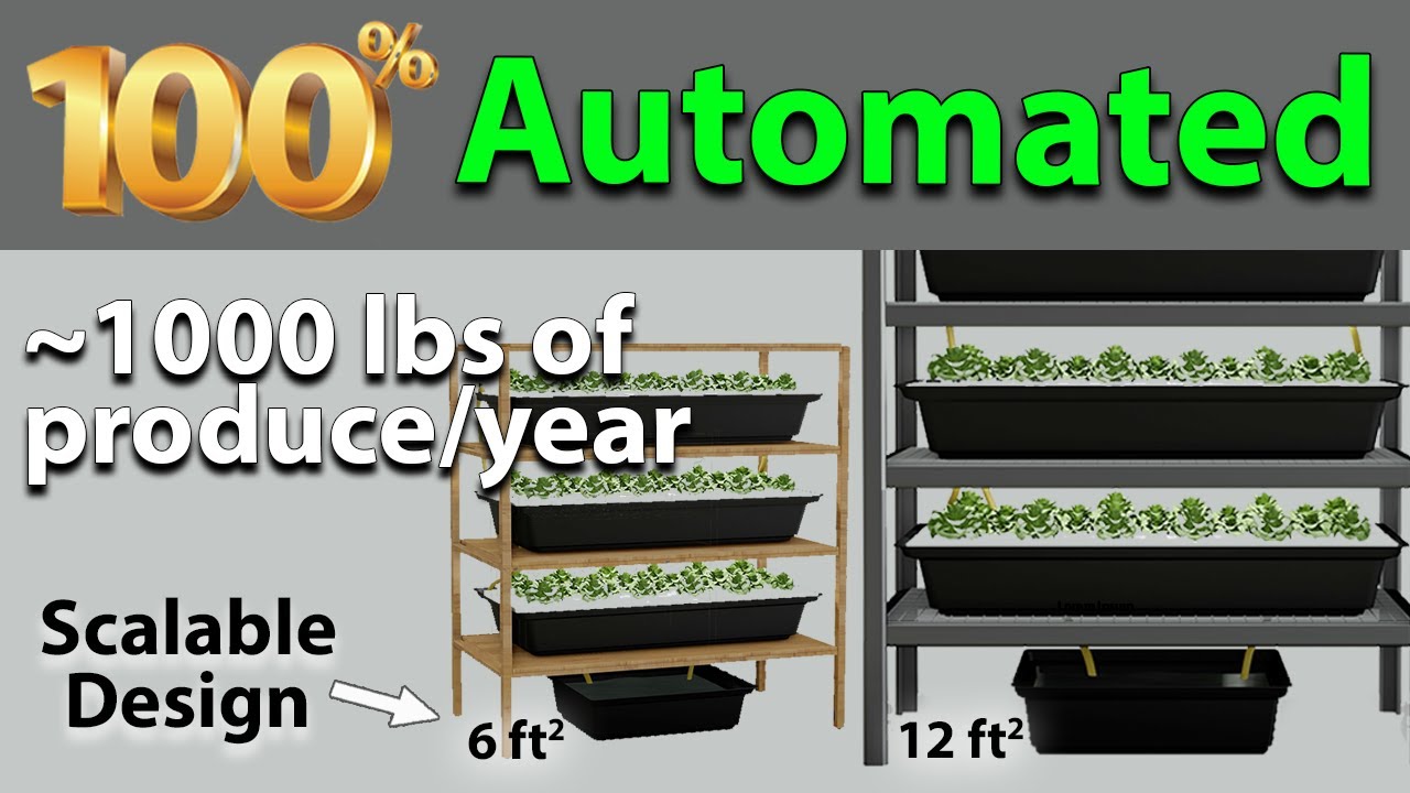 How To Build Hydroponics System At Home | 100% Automated | (2/3) - YouTube