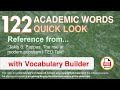 122 Academic Words Quick Look Ref from 