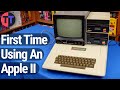 Learning to use an Apple II Plus for the First Time