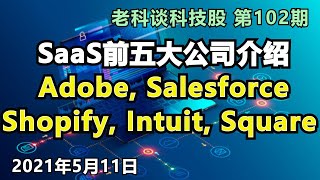 第102期: SaaS前五大公司Adobe, Salesforce, Shopify, Intuit, Square 介绍(繁體字幕點cc)