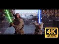 Maul vs Obi-Wan and Qui-Gon Duel REMASTERED (4k 60fps)