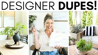 HOME DECOR DUPES || HOME DECORATING TIPS & IDEAS || HIGH-END LOOK FOR LESS