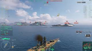 【World of Warships 戰艦世界】新手炮術訓練/日本主力艦/出雲(Izumo)/40秒抽出4次裝甲區-EP37