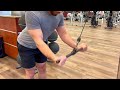 reverse grip tricep pushdown