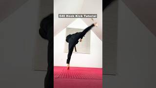 540 Hook Kick Tutorial #shorts #martialarts #taekwondo