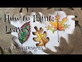 It’s Fall!! Watercolor Tutorial: How to Paint Autumn Leaves in Watercolor