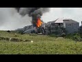 House fire in Waves