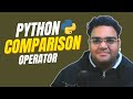 Comparison Operator in Python | #programming #python #pythonprogramming