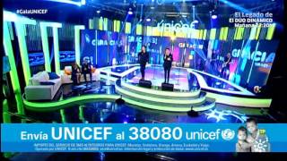 Gemeliers en #GalaUNICEF con su tema #Gracias