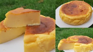 ชีสเค้กหน้าไหม้ Basque cheesecake ชีสเค้กทำง่ายๆ พร้อมคำนวณต้นทุน # หม้ออบลมร้อน | new new eat food