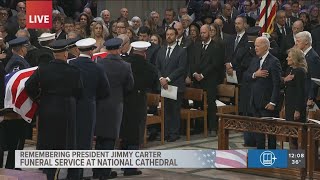 Jimmy Carter's national funeral ends, casket heads back to Georgia for private service